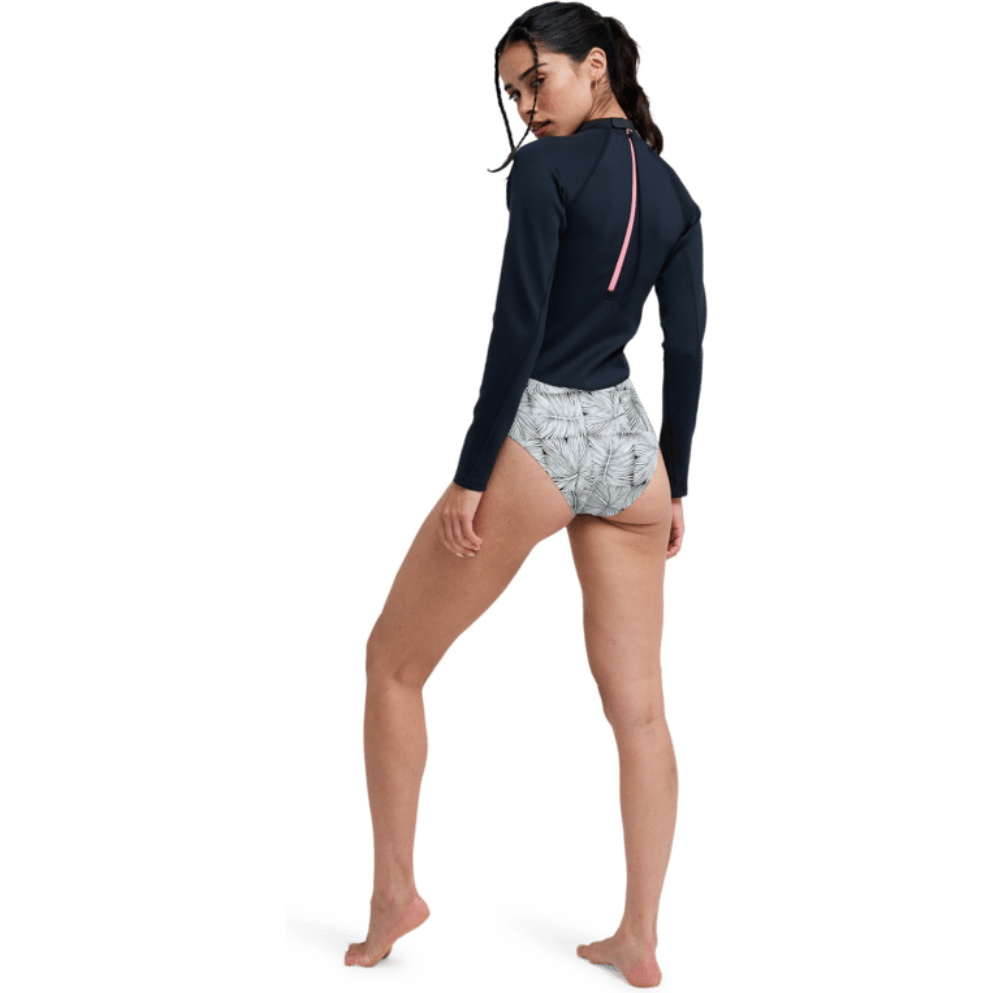 2026 Roxy Womens Pro Surf Long Sleeve Surf Suit ERJWR03930 - Anthracite Popiscus